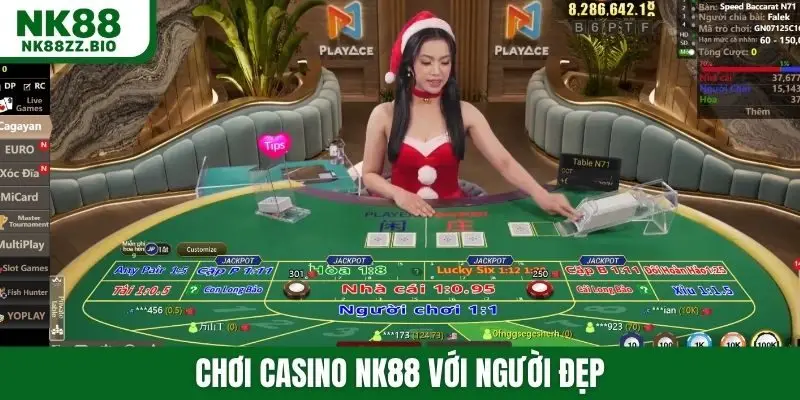 Chơi casino NK88 với người đẹp