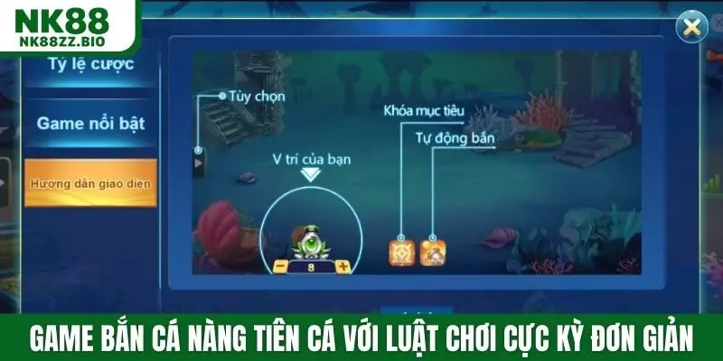 Game bắn cá nàng tiên cá với luật chơi cực kỳ đơn giản